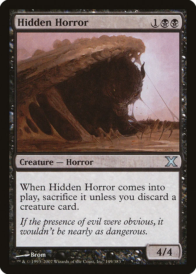Hidden Horror (Tenth Edition) - Magic: The Gathering in TCG Land