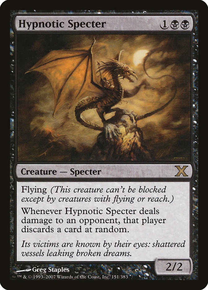 Hypnotic Specter (Tenth Edition) - Magic: The Gathering in TCG Land