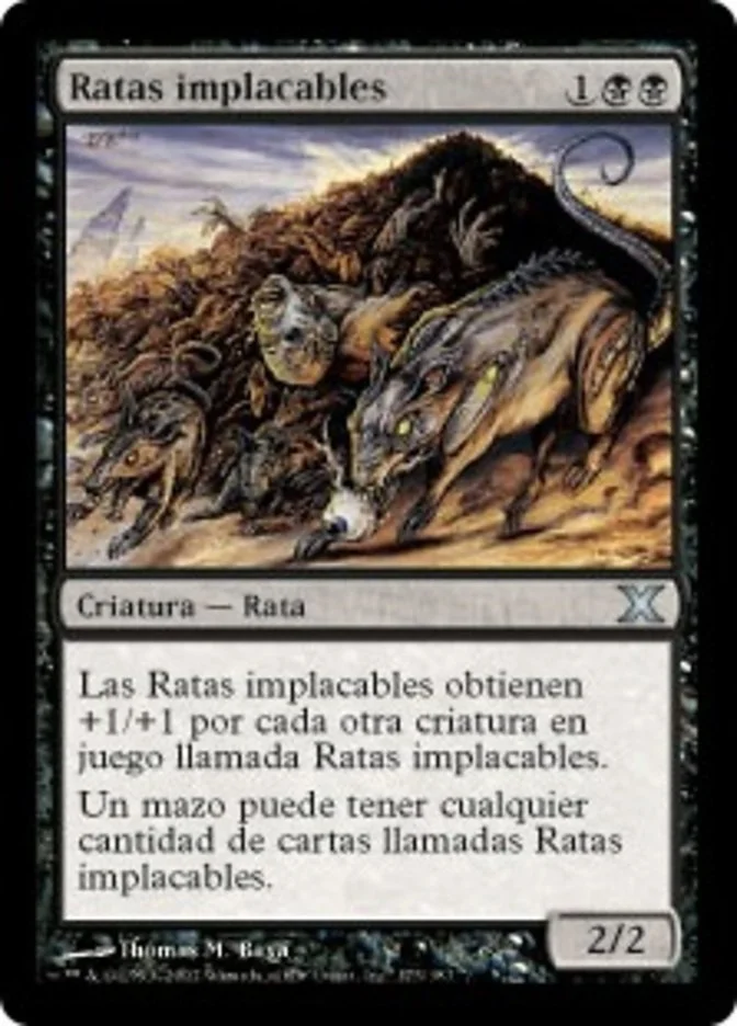 Ratas implacables (Tenth Edition) - Magic: The Gathering in TCG Land