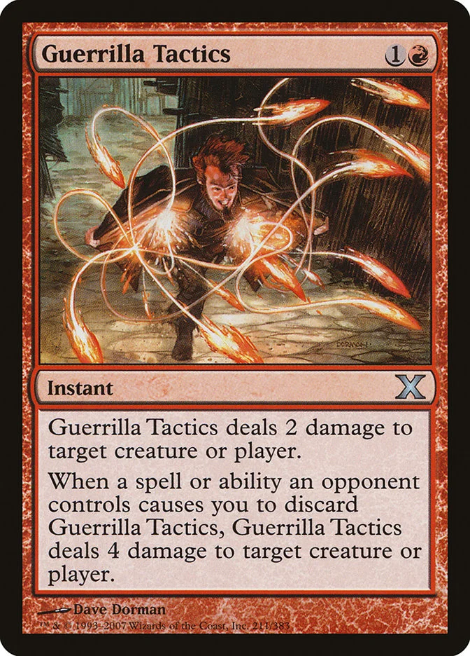 Guerrilla Tactics (Tenth Edition) - Magic: The Gathering in TCG Land México