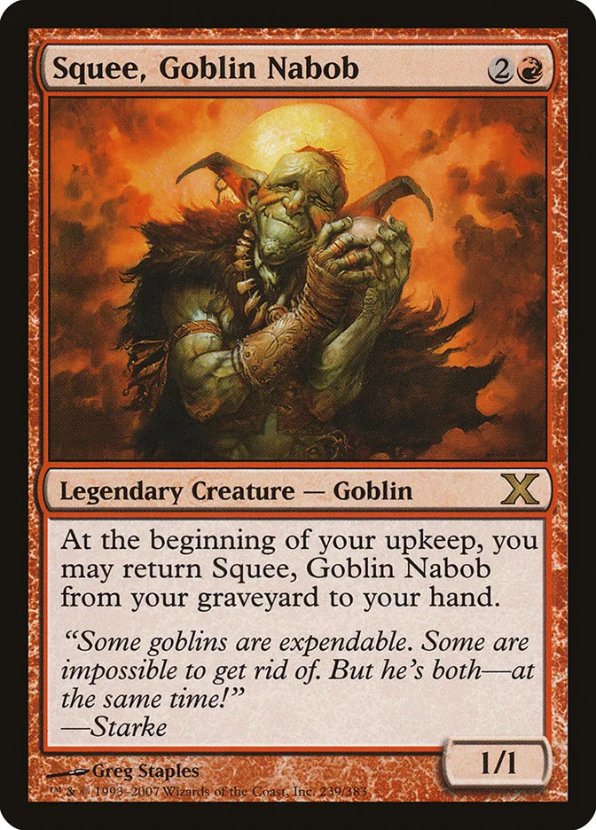 Squee, Goblin Nabob (Tenth Edition) - Magic: The Gathering in TCG Land