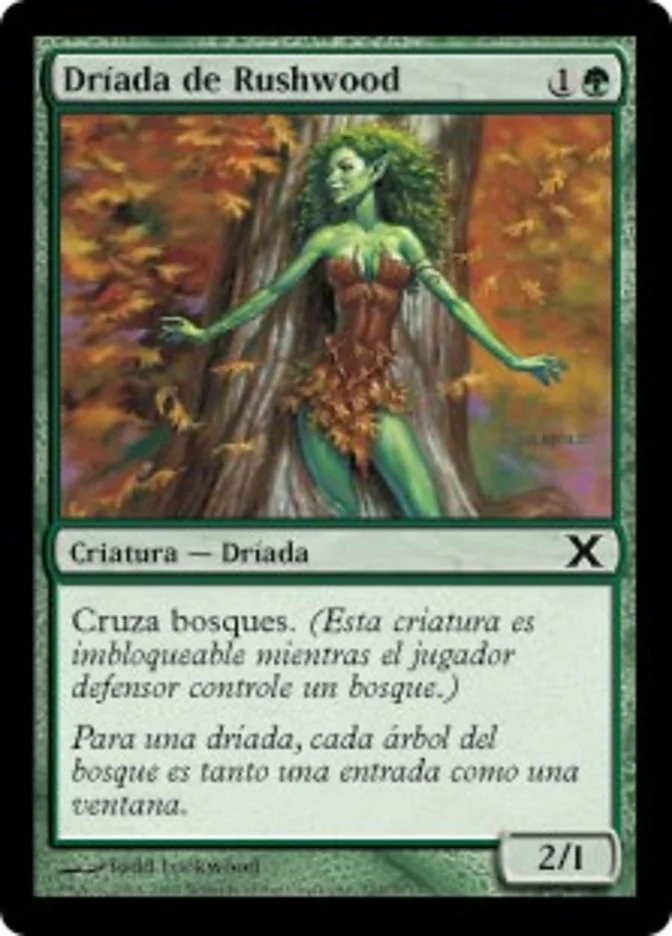 Dríada de Rushwood (Tenth Edition) - Magic: The Gathering in TCG Land