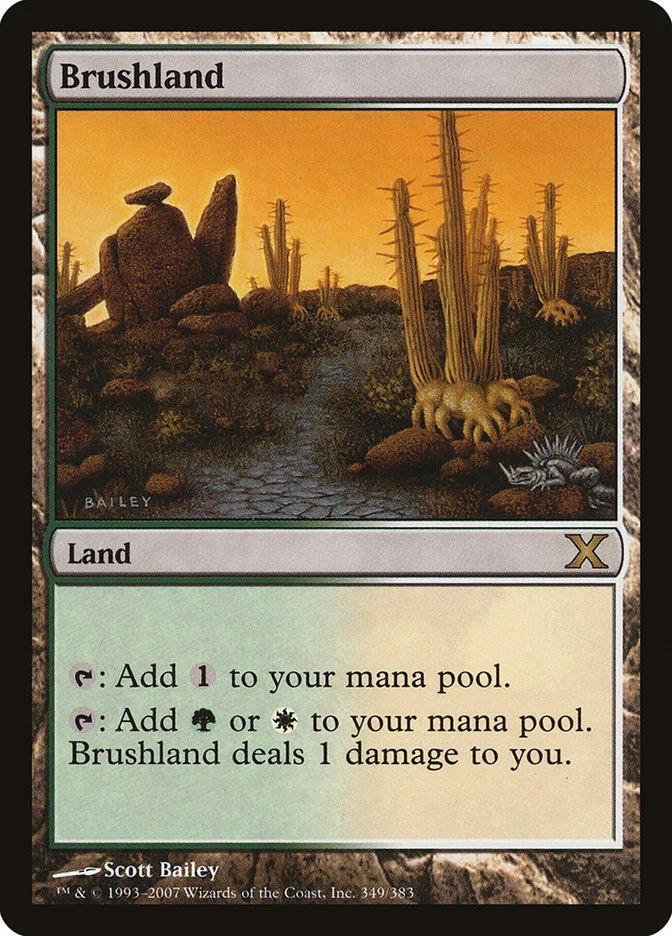 Brushland (Tenth Edition) - Magic: The Gathering in TCG Land