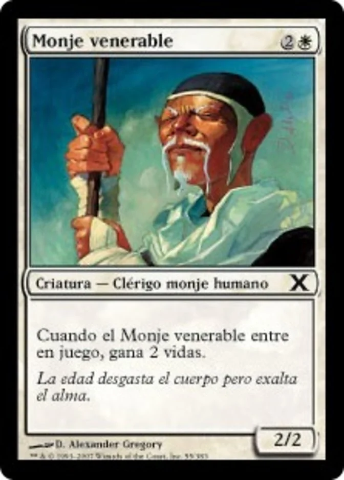 Monje venerable (Tenth Edition) - Magic: The Gathering in TCG Land