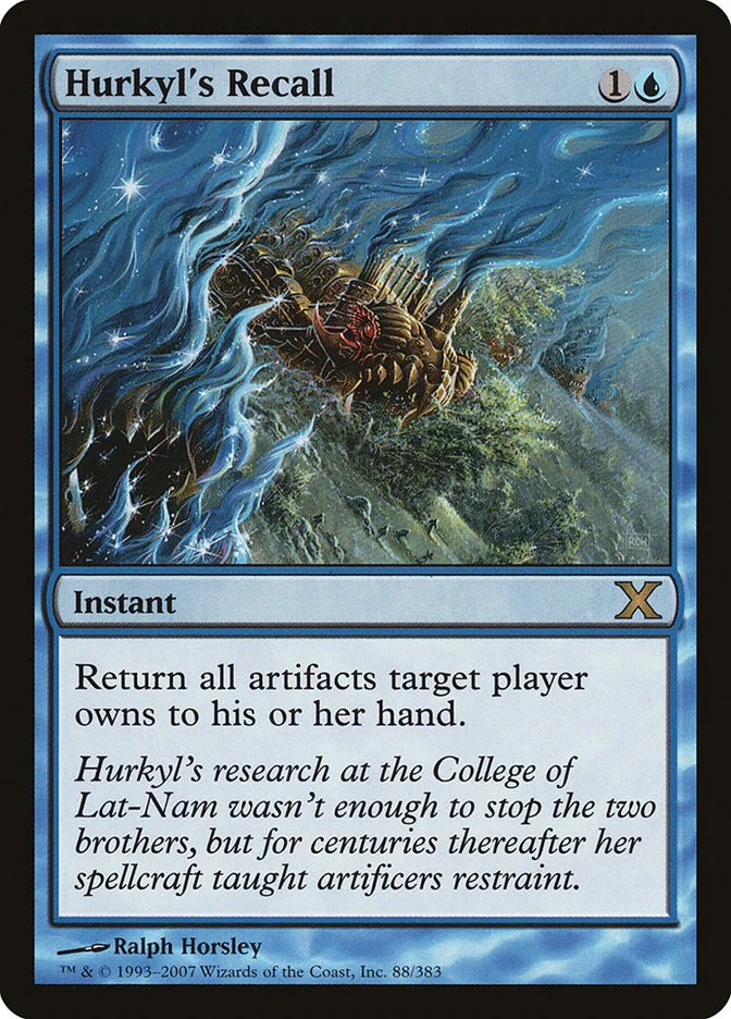 Hurkyl's Recall (Tenth Edition) - Magic: The Gathering in TCG Land México