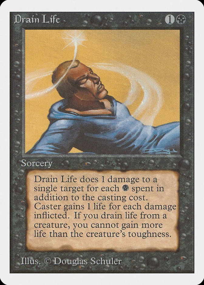 Drain Life (Unlimited Edition) - Magic: The Gathering in TCG Land México