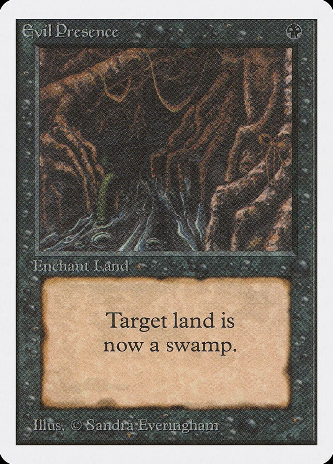 Evil Presence (Unlimited Edition) - Magic: The Gathering in TCG Land