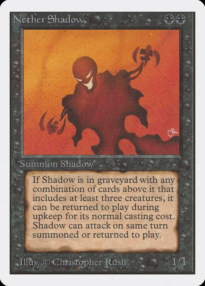 Nether Shadow (Unlimited Edition) - Magic: The Gathering in TCG Land