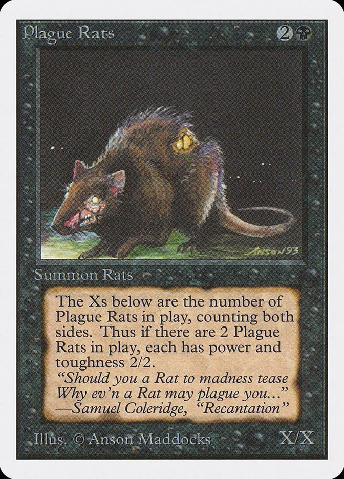 Plague Rats (Unlimited Edition) - Magic: The Gathering in TCG Land