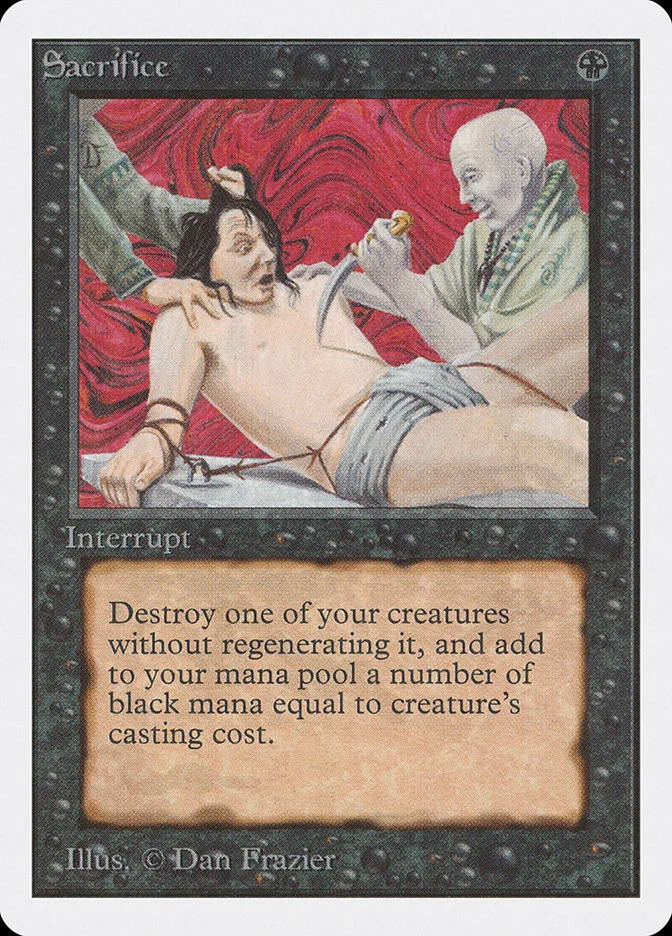 Sacrifice (Unlimited Edition) - Magic: The Gathering in TCG Land