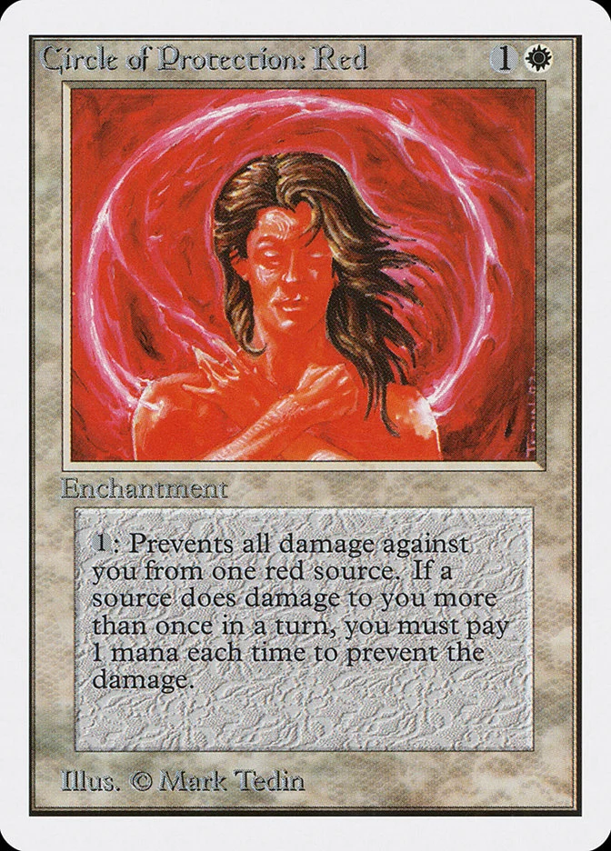 Circle of Protection: Red (Unlimited Edition) - Magic: The Gathering in TCG Land México