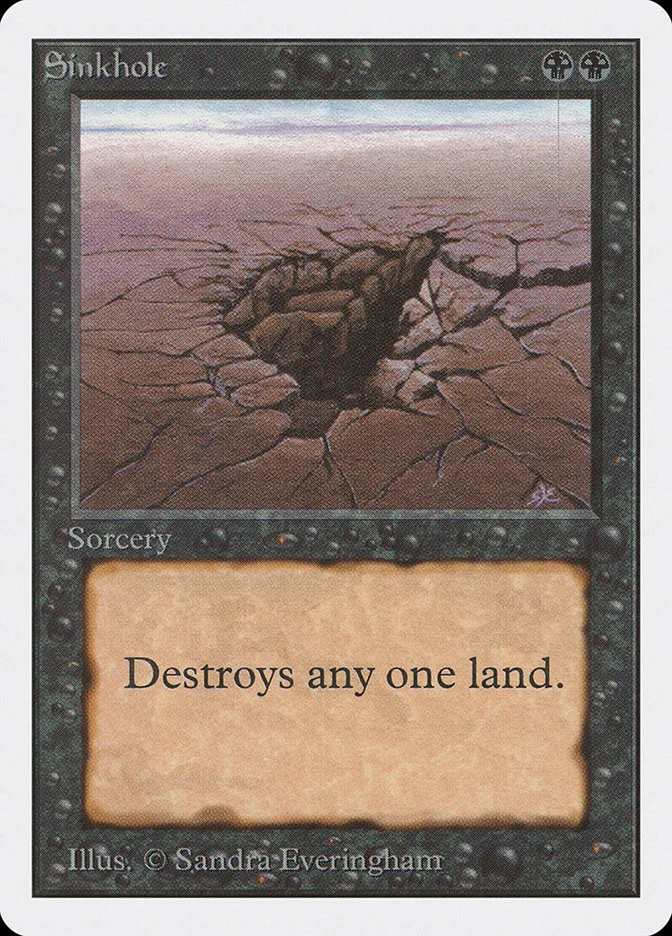 Sinkhole (Unlimited Edition) - Magic: The Gathering in TCG Land