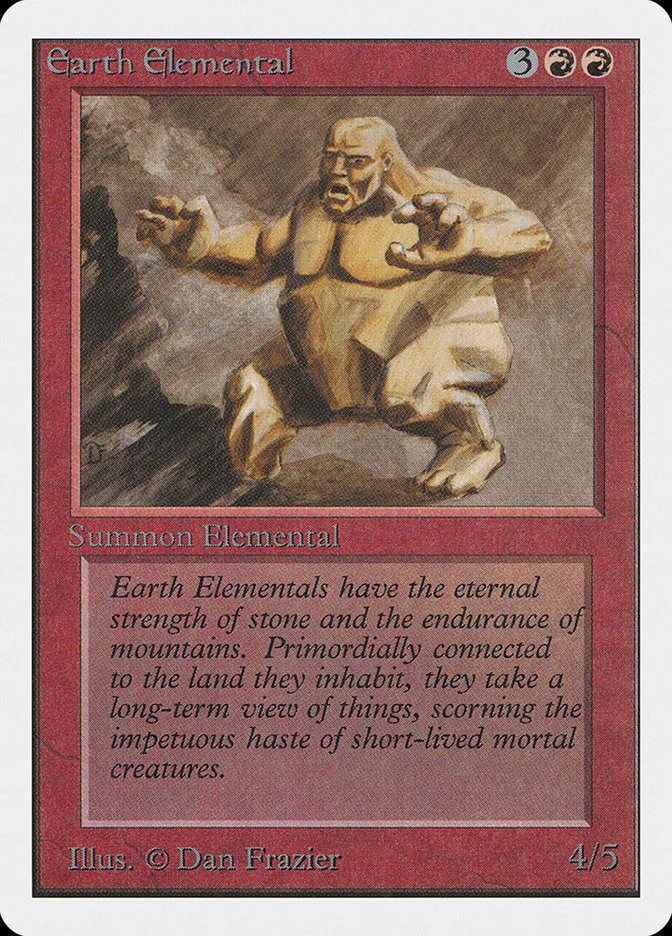 Earth Elemental (Unlimited Edition) - Magic: The Gathering in TCG Land
