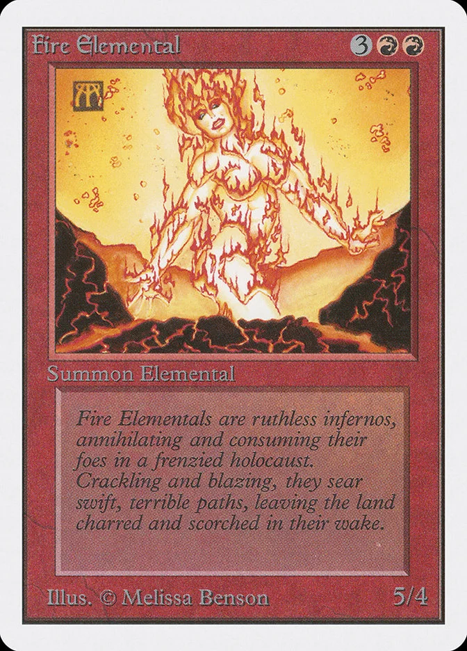 Fire Elemental (Unlimited Edition) - Magic: The Gathering in TCG Land