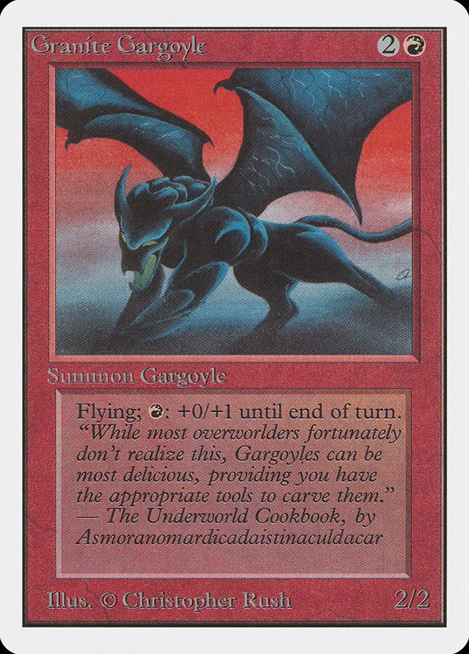 Granite Gargoyle (Unlimited Edition) - Magic: The Gathering in TCG Land