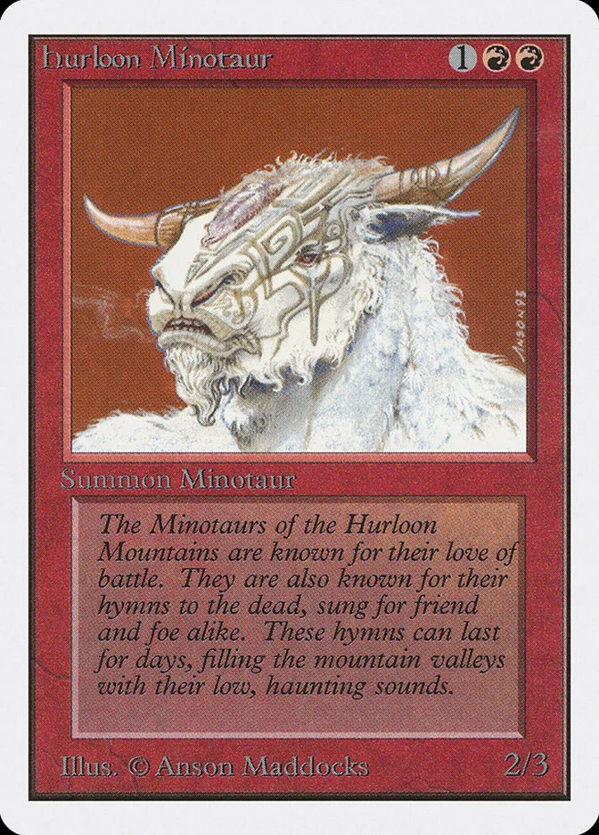 Hurloon Minotaur (Unlimited Edition) - Magic: The Gathering in TCG Land