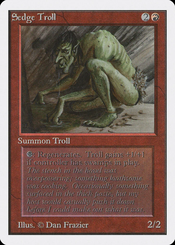 Sedge Troll (Unlimited Edition) - Magic: The Gathering in TCG Land