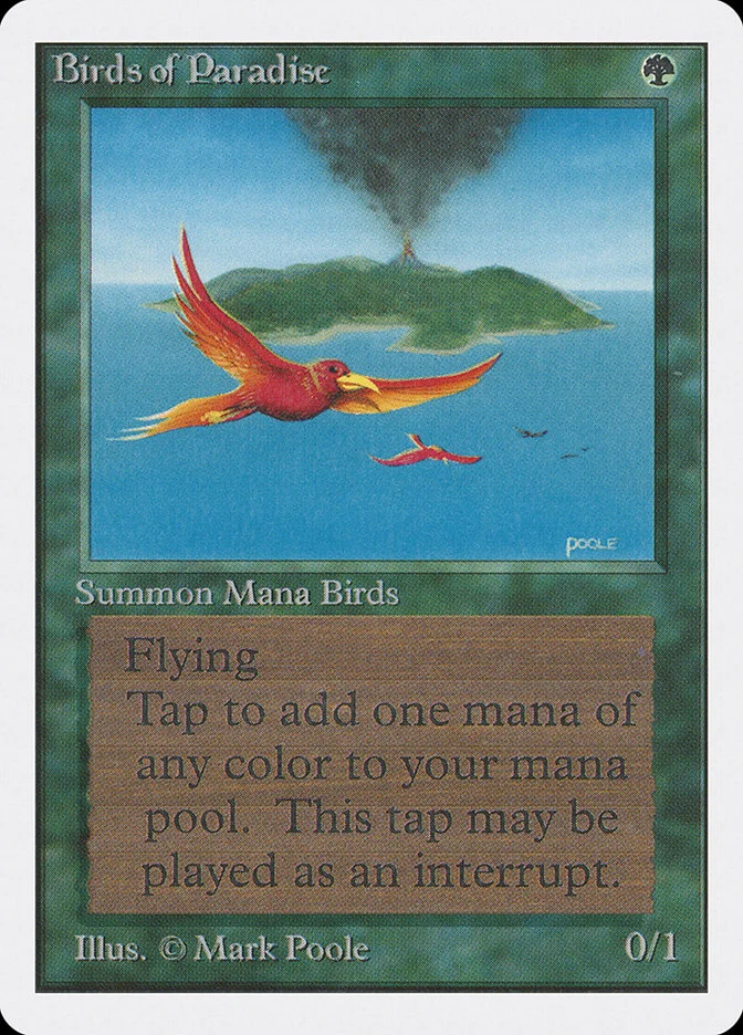 Birds of Paradise (Unlimited Edition) - Magic: The Gathering in TCG Land