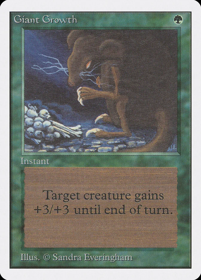 Giant Growth (Unlimited Edition) - Magic: The Gathering in TCG Land