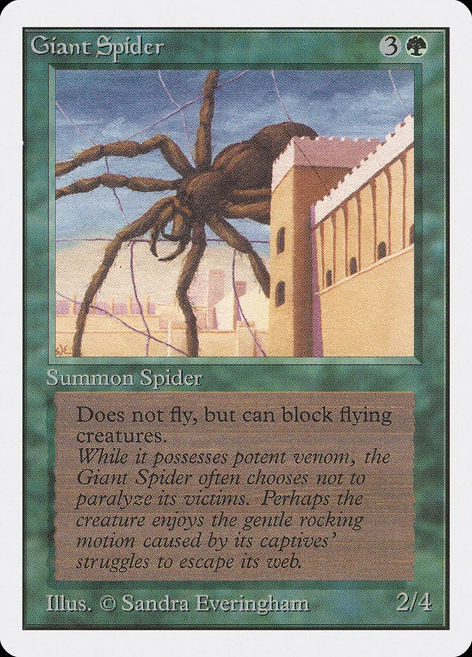 Giant Spider (Unlimited Edition) - Magic: The Gathering in TCG Land