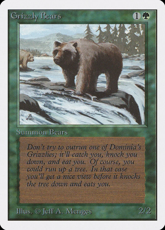 Grizzly Bears (Unlimited Edition) - Magic: The Gathering in TCG Land