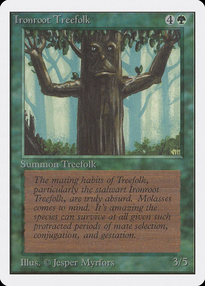 Ironroot Treefolk (Unlimited Edition) - Magic: The Gathering in TCG Land México