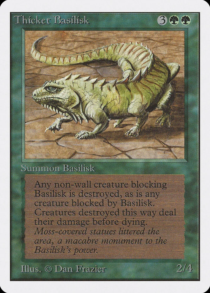 Thicket Basilisk (Unlimited Edition) - Magic: The Gathering in TCG Land México
