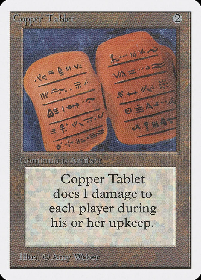 Copper Tablet (Unlimited Edition) - Magic: The Gathering in TCG Land México