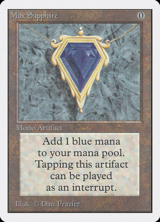 Mox Sapphire (Unlimited Edition) - Magic: The Gathering in TCG Land