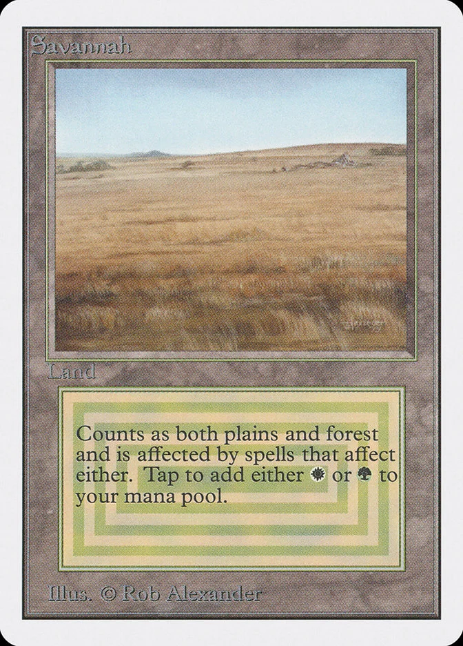 Savannah (Unlimited Edition) - Magic: The Gathering in TCG Land