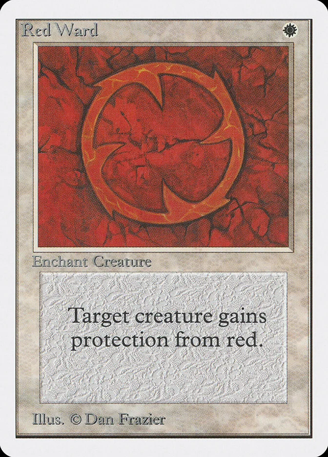 Red Ward (Unlimited Edition) - Magic: The Gathering in TCG Land