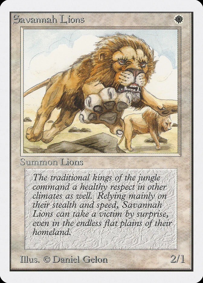 Savannah Lions (Unlimited Edition) - Magic: The Gathering in TCG Land