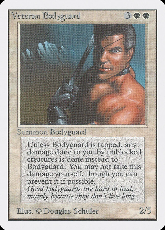 Veteran Bodyguard (Unlimited Edition) - Magic: The Gathering in TCG Land