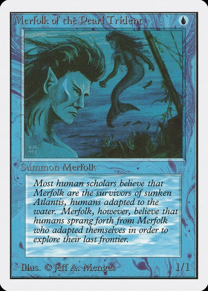 Merfolk of the Pearl Trident (Unlimited Edition) - Magic: The Gathering in TCG Land
