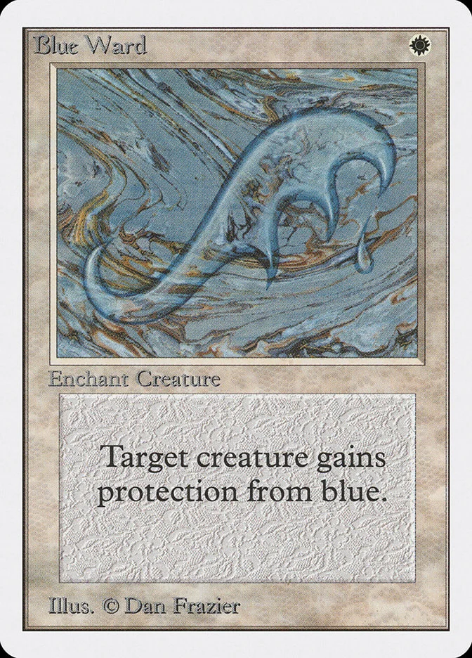Blue Ward (Unlimited Edition) - Magic: The Gathering in TCG Land