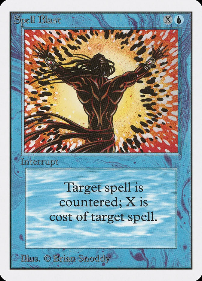 Spell Blast (Unlimited Edition) - Magic: The Gathering in TCG Land