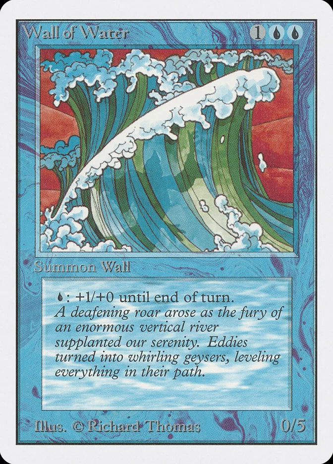 Wall of Water (Unlimited Edition) - Magic: The Gathering in TCG Land