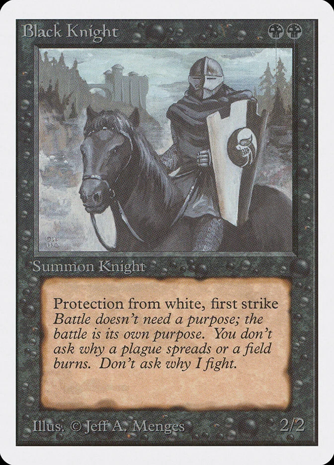 Black Knight (Unlimited Edition) - Magic: The Gathering in TCG Land