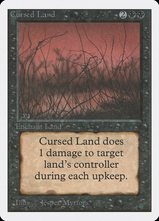 Cursed Land (Unlimited Edition) - Magic: The Gathering in TCG Land