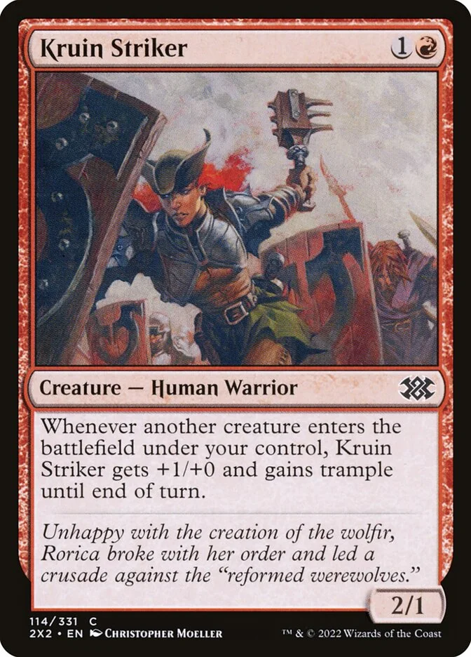 Kruin Striker (Double Masters 2022) - Magic: The Gathering in TCG Land