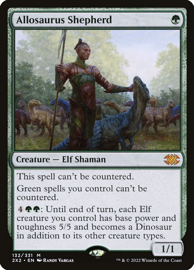 Allosaurus Shepherd (Double Masters 2022) - Magic: The Gathering in TCG Land