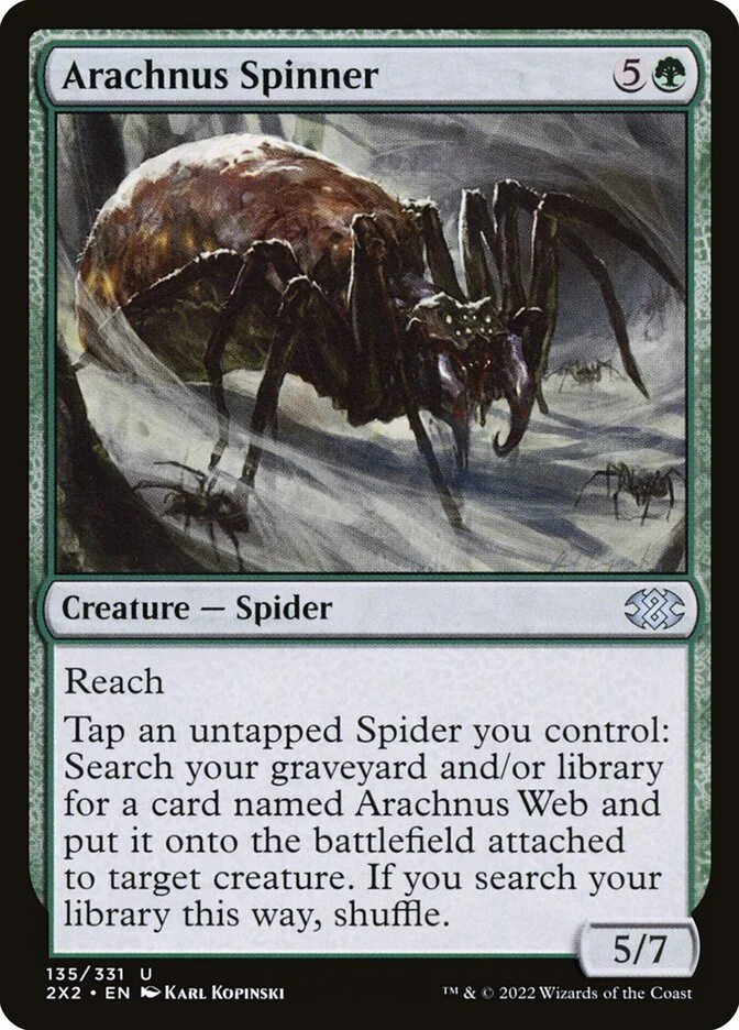 Arachnus Spinner (Double Masters 2022) - Magic: The Gathering in TCG Land México