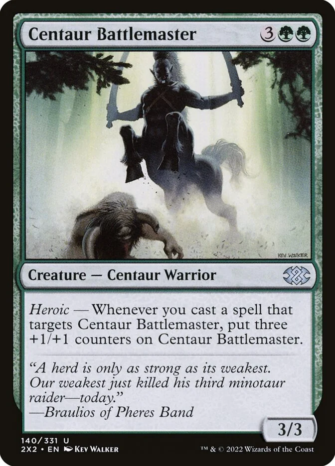 Centaur Battlemaster (Double Masters 2022) - Magic: The Gathering in TCG Land
