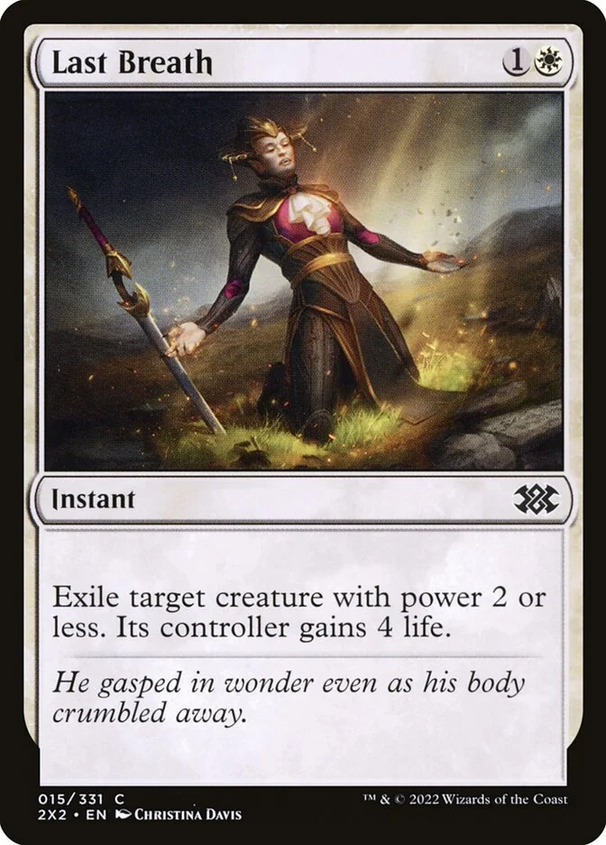 Last Breath (Double Masters 2022) - Magic: The Gathering in TCG Land