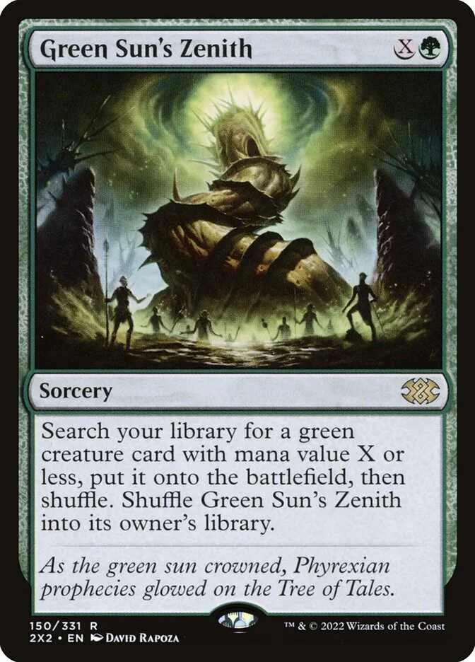 Green Sun's Zenith (Double Masters 2022) - Magic: The Gathering in TCG Land México