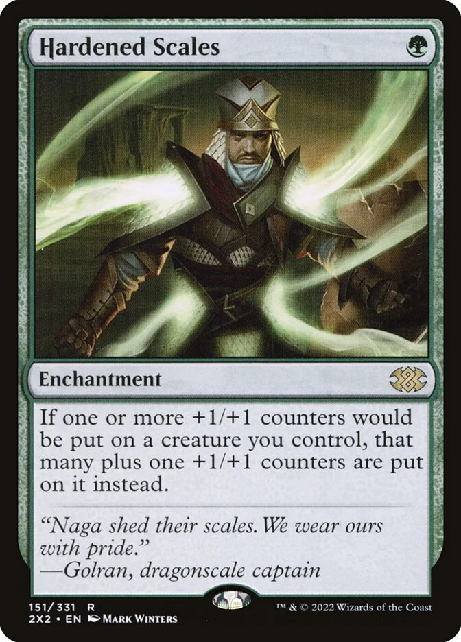 Hardened Scales (Double Masters 2022) - Magic: The Gathering in TCG Land