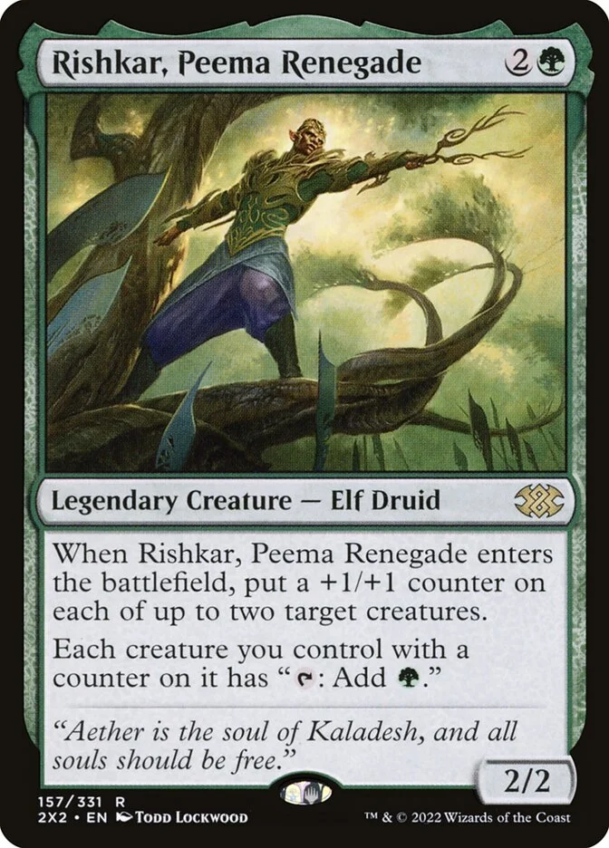 Rishkar, Peema Renegade (Double Masters 2022) - Magic: The Gathering in TCG Land