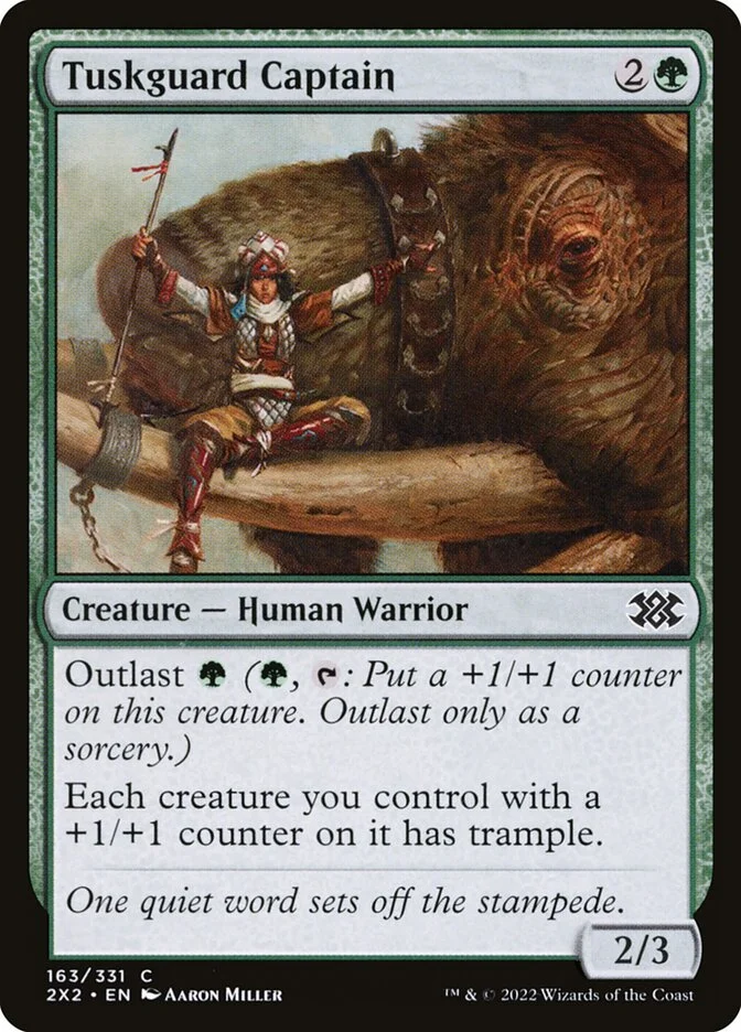 Tuskguard Captain (Double Masters 2022) - Magic: The Gathering in TCG Land