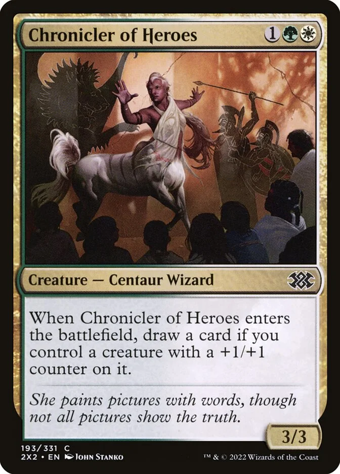 Chronicler of Heroes (Double Masters 2022) - Magic: The Gathering in TCG Land