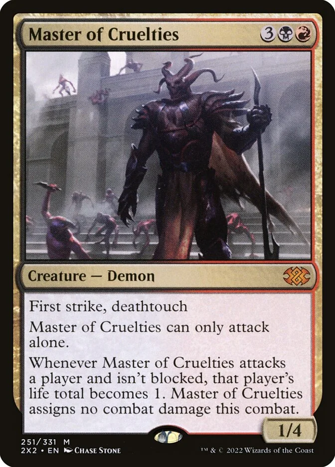 Master of Cruelties (Double Masters 2022) - Magic: The Gathering in TCG Land